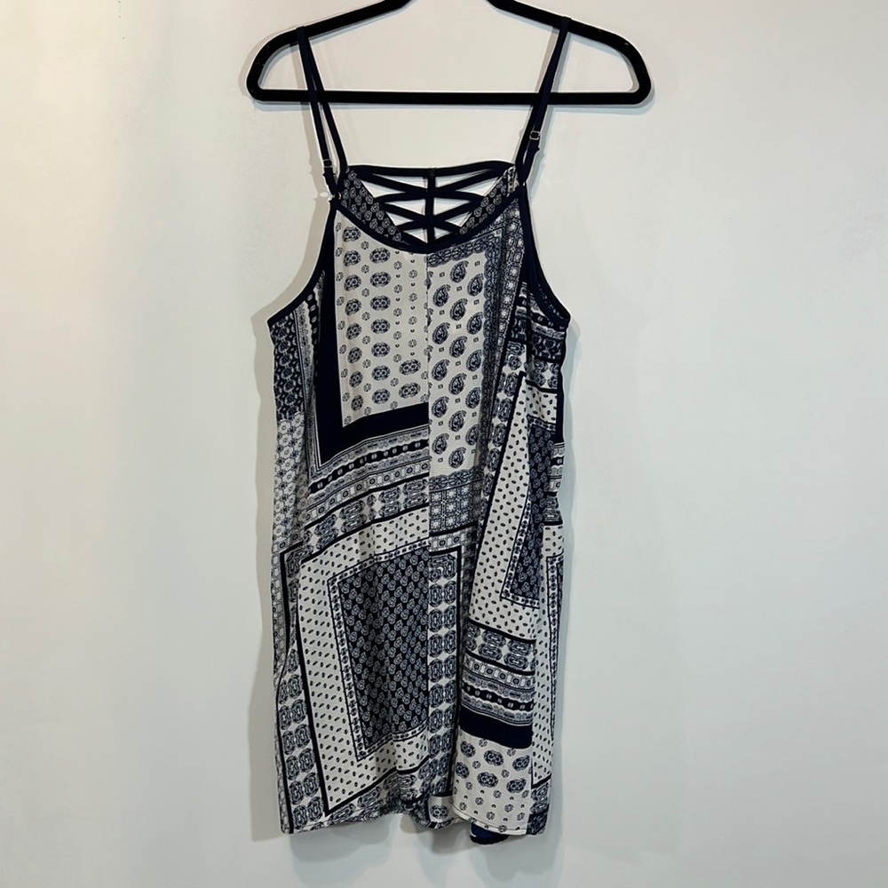 JEALOUS TOMATE DRESS COLOR BLUE/WHITE SIZE L - Picture 10 of 13